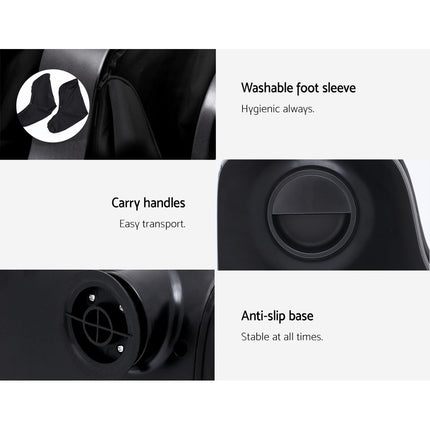 Livemor Foot Massager Shiatsu Massagers Electric Roller Calf Leg Kneading Black.