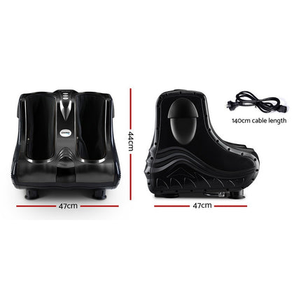 Livemor Foot Massager Massagers Shiatsu Electric Roller Ankle Calf Leg Kneading Black.