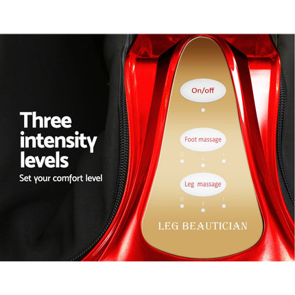 Livemor Foot Massager Massagers Shiatsu Electric Roller Ankle Calf Leg Kneading Red.