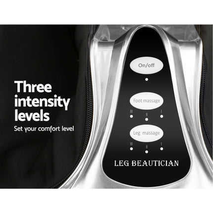 Livemor Foot Massager Massagers Shiatsu Electric Roller Ankle Calf Leg Kneading Silver.