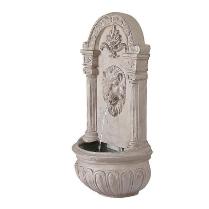 Gardeon Solar Fountain Water Feature Wall Mount Garden Fountains 77CM Beige.