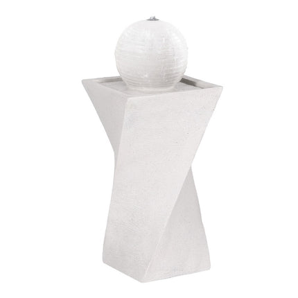 Gardeon Solar Fountain Water Feature Bird Bath Outdoor Garden LED Lights Ball 85CM.