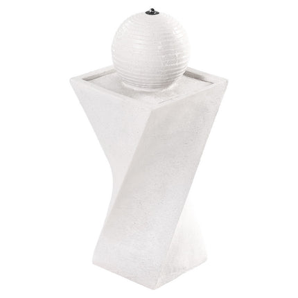 Gardeon Solar Fountain Water Feature Bird Bath Outdoor Garden LED Lights Ball 85CM.