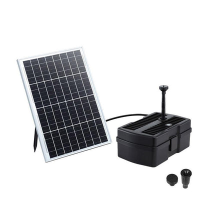 Gardeon Solar Submersible Water Pond Fountain Pump with Filter Box 6FT 1190L/H.