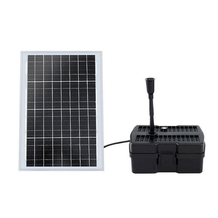 Gardeon Solar Submersible Water Pond Fountain Pump with Filter Box 6FT 1190L/H.