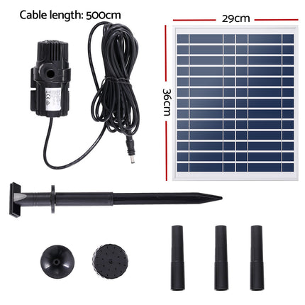 Gardeon Solar Pond Pump Submersible Water Fountain Kit 9.8FT.
