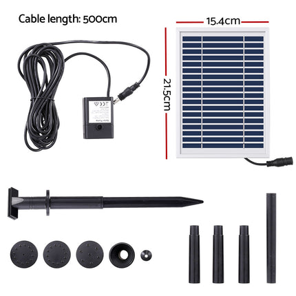 Gardeon Solar Pond Pump Submersible Water Fountain Kit 4.4FT.