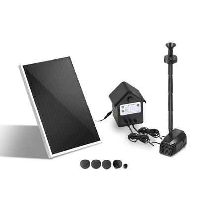 Gardeon Solar Pond Pump Submersible Water Fountain with Battery Kit LED Lights 4FT.