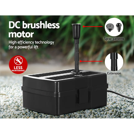 Gardeon Solar Pond Pump with Filter Box 4.6FT.