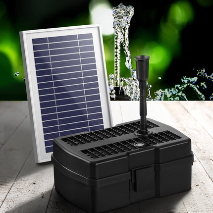 Gardeon Solar Pond Pump with Filter Box 4.6FT.