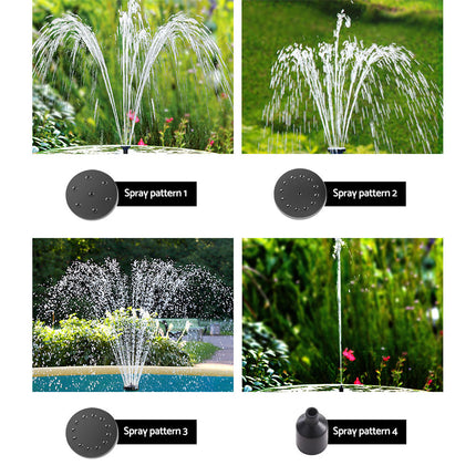 Gardeon Solar Pond Pump Submersible Water Fountain Kit 6.1FT.