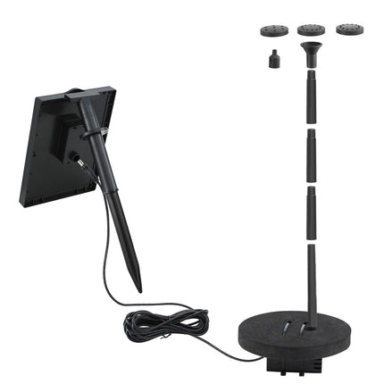 Gardeon Solar Pond Pump Water Fountain Submersible Floating Bird Bath 190L/H.