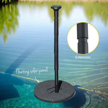Gardeon Solar Pond Pump Water Fountain Submersible Floating Bird Bath 190L/H.