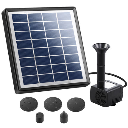 Gardeon Solar Pond Pump Submersible Water Fountain with Battery Kit LED Lights 4.3FT.