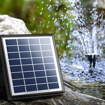 Gardeon Solar Pond Pump Submersible Water Fountain with Battery Kit LED Lights 4.3FT.