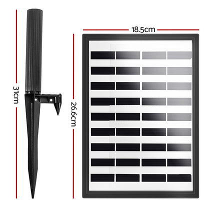 Gardeon Solar Pond Pump Submersible Water Fountain with Battery Kit LED Lights 4.3FT.