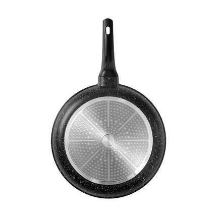 5-Star Chef Non Stick Frying Pan Cast Aluminium Steak Skillet BBQ Cookware 30cm.