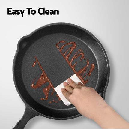 5-star chef Non Stick Frying Pan Cast Iron 3PCS.