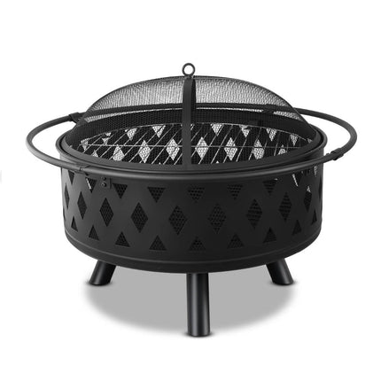 Grillz Fire Pit BBQ Grill 82cm.