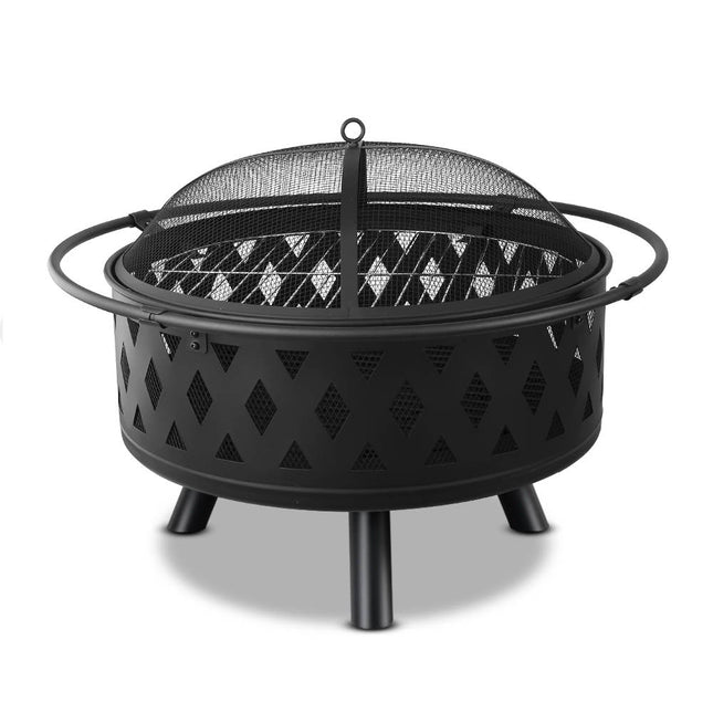 Grillz Fire Pit BBQ Grill 82cm.