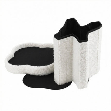 Artiss Storage Ottoman Foot Stool Foldable White.