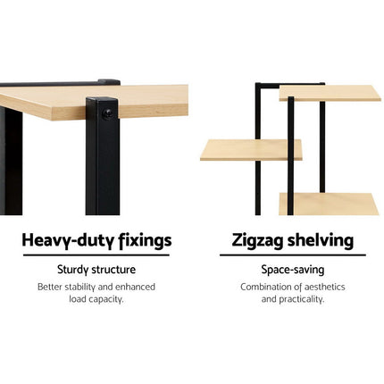 Artiss Plant Stand 6 Tier Metal Zigzag Flower Pot Shelf.