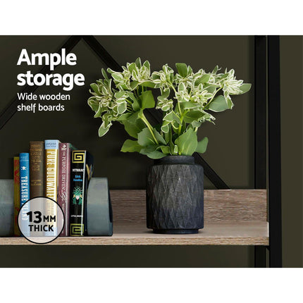 Artificial Flowering White & Pink Peace Lily / Calla Lily Plant 50cm.