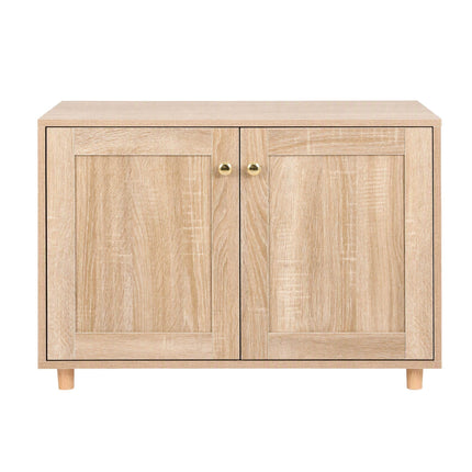 Artiss 2-In-1 Coffee Table Pet Cat House Wooden Side Table Storage Cabinet 80x50x55CM
