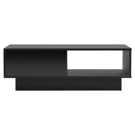 Artiss Coffee Table Led Lights Black.