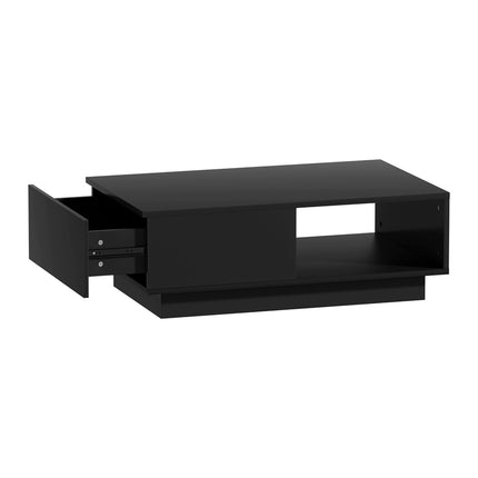 Artiss Coffee Table Led Lights Black.