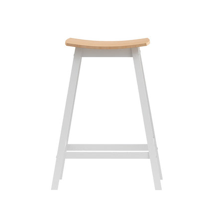 Artiss 2x Bar Stools Wooden Chairs Oak.
