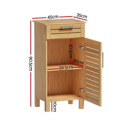 Artiss Bookshelf 5 Tier Cube Cabinet MIRA Oak.