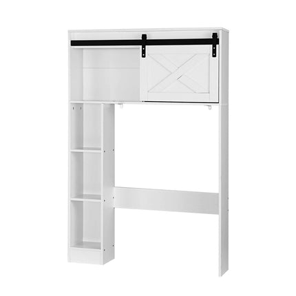 Artiss Bathroom Cabinet Over the Toilet Storage Organiser Laundry Shelf 128cm.