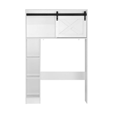 Artiss Bathroom Cabinet Over the Toilet Storage Organiser Laundry Shelf 128cm.