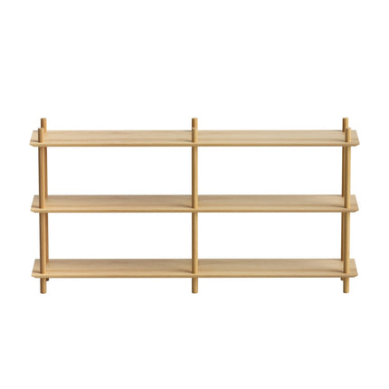 Artiss Bookshelf 3 Tiers Bookcase Display Shelves Wooden Storage Stand Rack Pine.