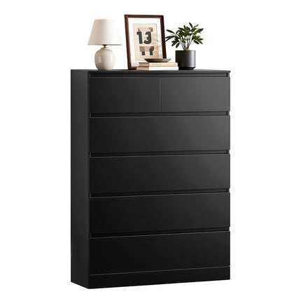 Artiss 6 Chest of Drawers Tallboy PEPE Black.