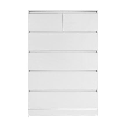 Artiss 6 Chest of Drawers - PEPE White.