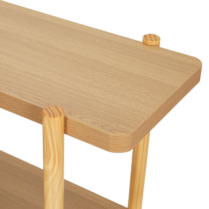 Artiss Console Table 92CM 2-tier Pine Sera.