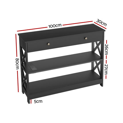 Artiss Console Table 3-tier USB Outlets.