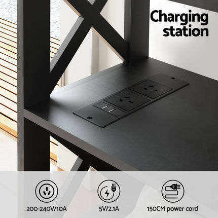 Artiss Console Table 3-tier USB Outlets.