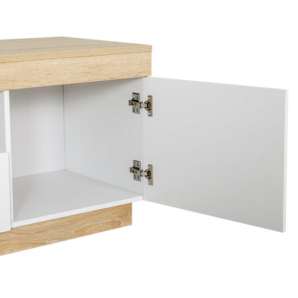 Artiss TV Cabinet Entertainment Unit Stand 180CM White Wood.