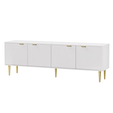 Artiss TV Cabinet Entertainment Unit Stand Storage 180CM White.