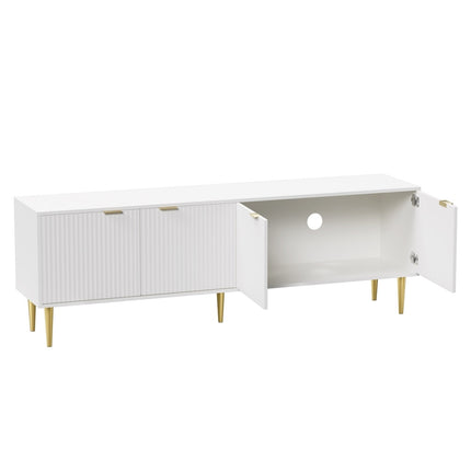 Artiss TV Cabinet Entertainment Unit Stand Storage 180CM White.