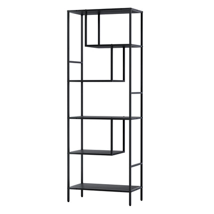 Artiss Bookshelf 5 Tiers RHYS Black.