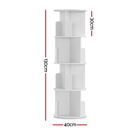 Artiss Bookshelf 4 Tiers EDIE White.
