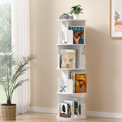 Artiss Bookshelf 4 Tiers EDIE White.