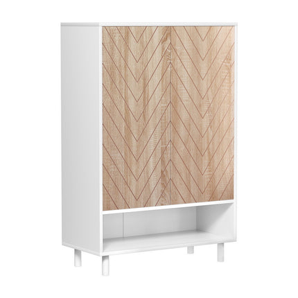 Artiss Shoe Rack Cabinet 24 Pairs 6-tier White.