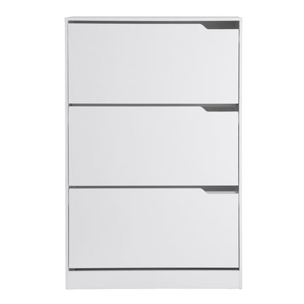 Artiss Shoe Rack Cabinet 24 Pairs Adjustable Shelf White.