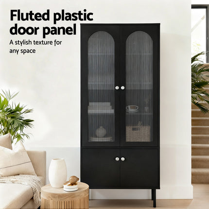 Artiss Buffet Sideboard Cupboard Cabinet Black.