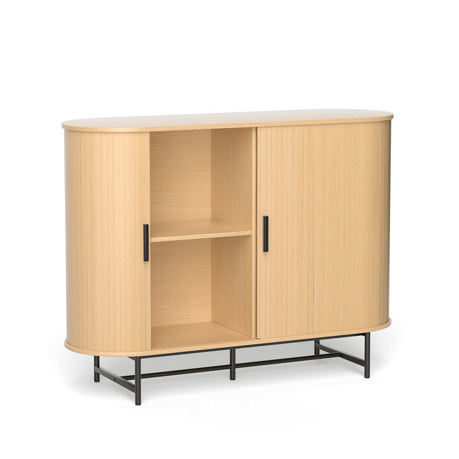 Artiss Buffet Sideboard Sliding Doors - PIIA Oak.